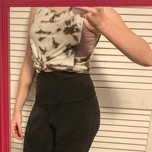 Forever 21 tie dye muscle tank w/arm cutouts